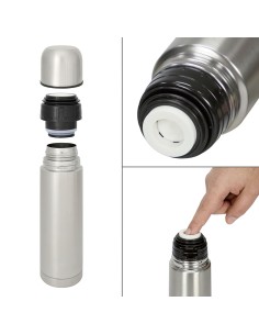 Termo Liquidos, Capacidad De 750 ML. Libre BPA, Acero Inoxidable, Antigoteo 2