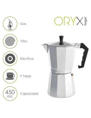 Cafetera Aluminio 9 Tazas (450 ml.) Classic