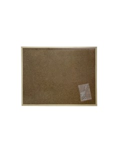 Corcho Pared 30x40 cm. Marco Madera Con 6 Chinchetas 2