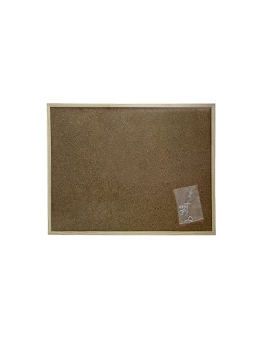 Corcho Pared 30x40 cm. Marco Madera Con 6 Chinchetas