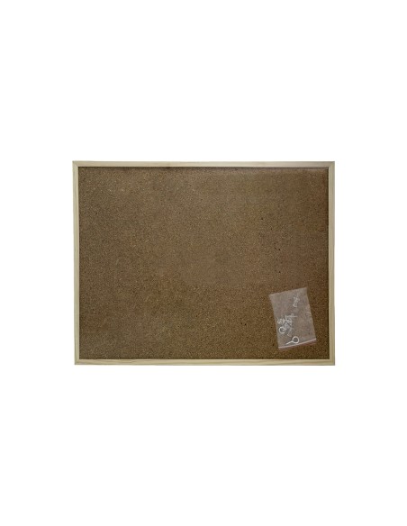 Corcho Pared 30x40 cm. Marco Madera Con 6 Chinchetas