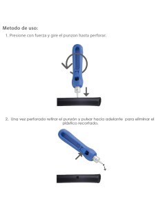 Punzon Para Tubos de Riego / Goteros / Goteos Ø 3 mm. 2