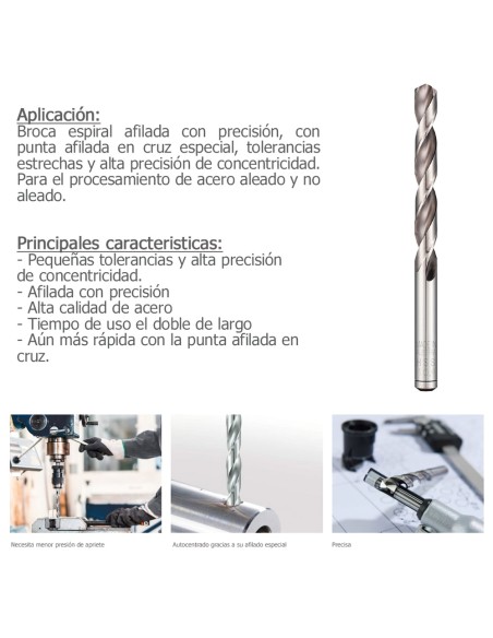 Broca Alpen Hss Pro 11,00 mm.