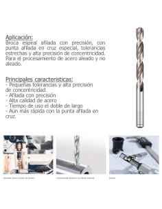 Broca Alpen Hss Pro 5,00 mm. 2