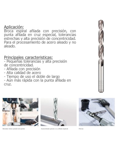 Broca Alpen Hss Pro 1,00 mm.