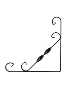 Palomilla Ornamental Reforzada Color Negro 200x200 cm. Palomilla Estante, Soporte Estanteria Escuadra Leja 2