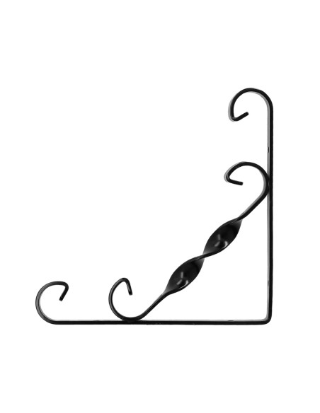 Palomilla Ornamental Reforzada Color Negro 150x150 cm. Palomilla Estante, Soporte Estanteria Escuadra Leja