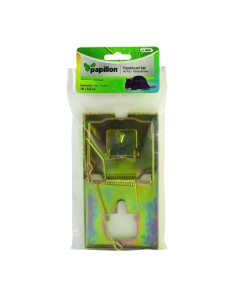 Trampa ratas metálica galvanizada 16 x 8.8 cm. 2