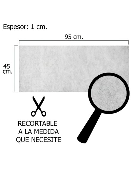 Filtro Campana Extractora 45x95 cm. 150 grm/m2