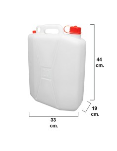 Bidon Garrafa Plastico Alimentario 20 Litros Con grifo 2