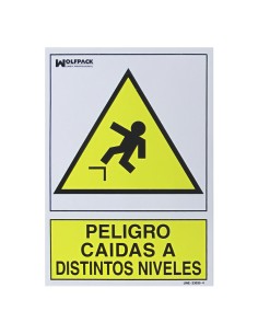 Cartel Peligro Caidas a Distintos Niveles 30x21 2