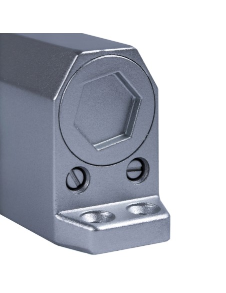 Cierra Puertas Sin Retenedor Fuerza 3. Color Plata (Puertas 80/100 cm.)