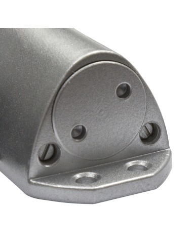 Cierra Puertas Con Retenedor Fuerza 4. Color Plata (Puertas 90/120 cm.)