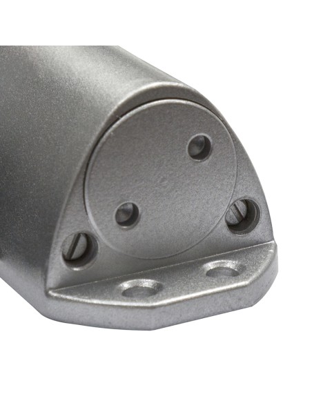 Cierra Puertas Con Retenedor Fuerza 4. Color Plata (Puertas 90/120 cm.)