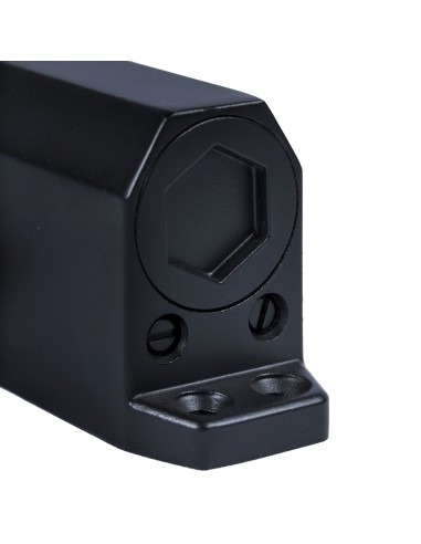 Cierra Puertas Con Retenedor Fuerza 3. Color Negro (Puertas 80/100 cm.)