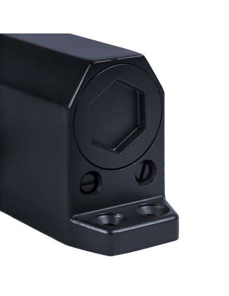 Cierra Puertas Con Retenedor Fuerza 2. Color Negro (Puertas 70/90 cm.)