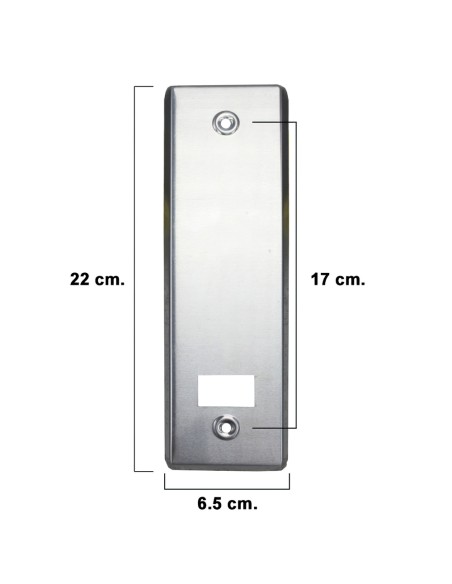 Placa Aluminio Para Recogedor Persiana