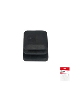 Contera Cuadrada Interior Negra 20x20 mm. Blister 4 piezas. 2