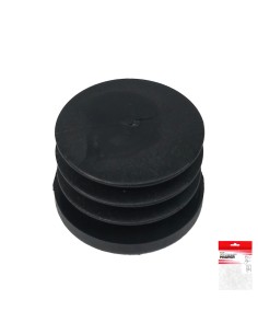 Contera Redonda Interior Negra 32mm. Blister 4 piezas. 2