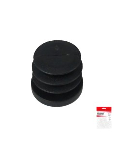 Contera Redonda Interior Negra 25mm. Blister 4 piezas. 2