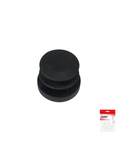 Contera Redonda Interior Negra 20mm. Blister 4 piezas. 2