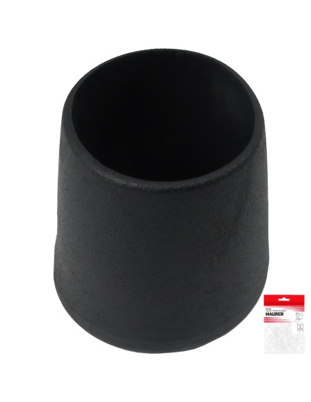 Contera Cónica Negra 35mm. Blister 2 piezas.