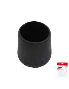 Contera Cónica Negra 20mm. Blister 4 piezas. 2