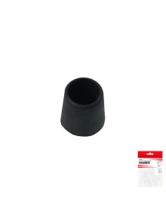 Contera Cónica Negra 10mm. Blister 8 piezas. 2