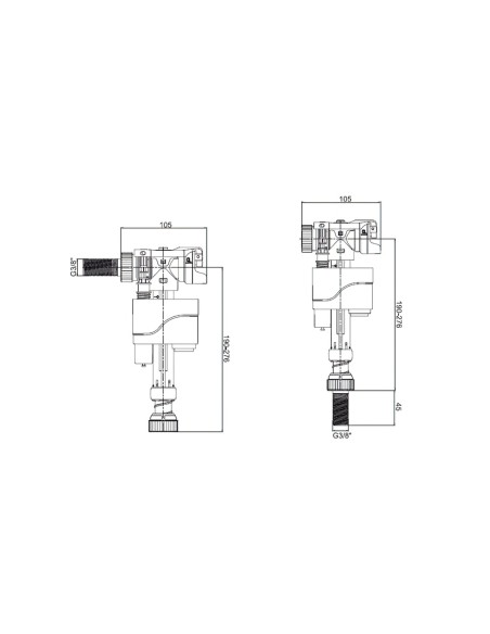 Grifo Flotador Compact Doble