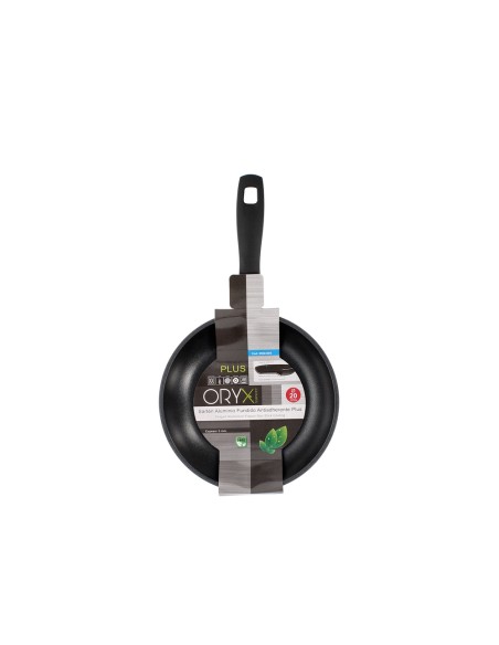 Oryx Sartén Aluminio Antiadherente Plus, Forjada, Apta Inducción, Libre PFOA, Diámetro 20 cm, Espesor 5 mm.