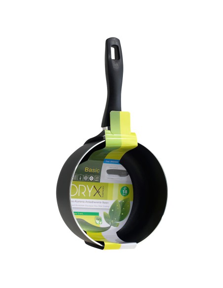 Cazo Aluminio Antiadherente Basic 18 cm./ 3 mm.