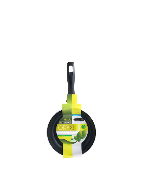 Oryx Sartén Aluminio Antiadherente Basic, Alta Resistencia, Apta Inducción, Libre PFOA, Diámetro 18 cm, Espesor 3 mm.