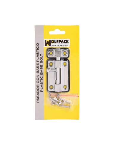 Pasador Wolfpack Base Plástico 50 mm. Cromado