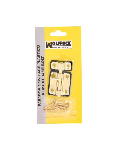 Pasador Wolfpack Base Plástico 35 mm. Latonado