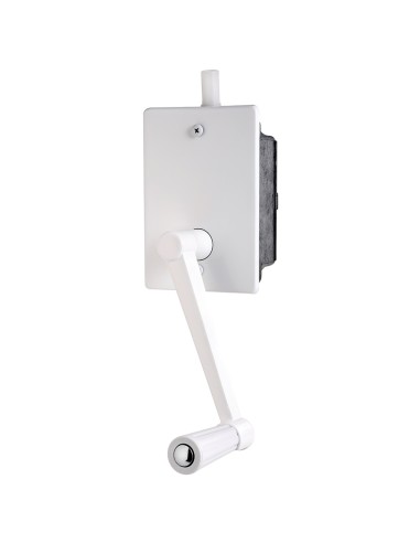 Torno Elevacion Persiana Empotrar Blanco