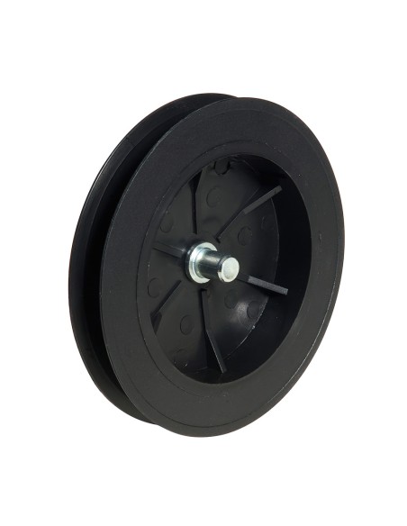 Disco Persiana Plastico Espiga Metalica 136x40 mm. Cinta 14 mm.