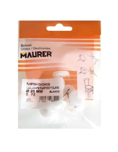 Deslizante Grande Blanco Ø20 (Blister 8 Unidades) 2