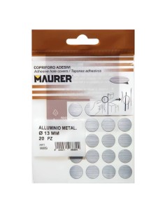 Tapatornillos Adhesivos Gris Metalizado. (Blister 20 unidades) 2