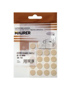 Tapatornillos Adhesivos Maple (Blister 20 unidades) 2