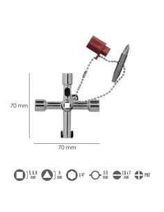 Llave De Cabina - Agua, Gas, Electricidad 2