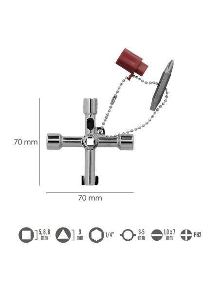 Llave De Cabina - Agua, Gas, Electricidad