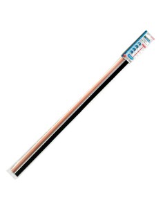 Burlete Puerta Pvc Transparente Con Cepillo 1 Metro 2