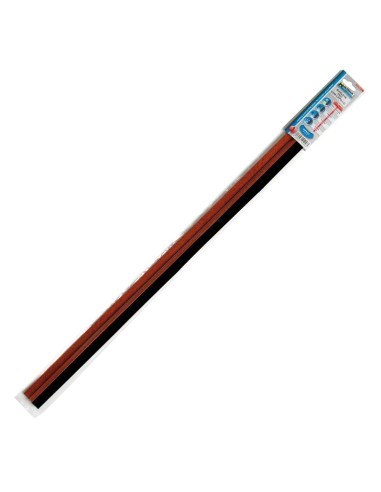 Burlete Puerta Pvc Sapelli Con Cepillo 1 Metro