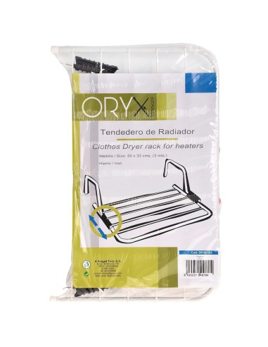 Tendedero Oryx Radiador Acero Blanco 50x32cm