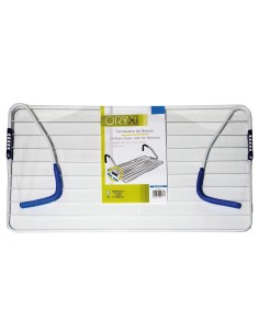 Tendedero Oryx Balcon Acero Blanco 105x55cm 2