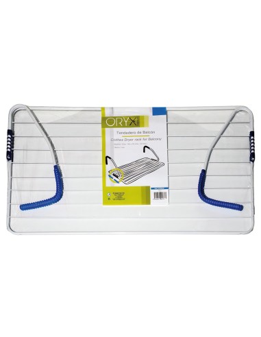 Tendedero Oryx Balcon Acero Blanco 105x55cm