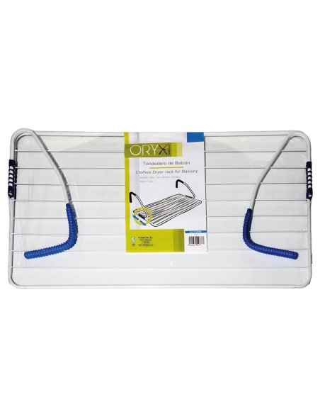 Tendedero Oryx Balcon Acero Blanco 105x55cm
