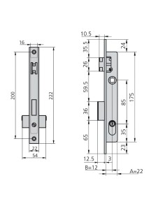 Cerradura Cvl 1963/0 Carpintería Metálica 2