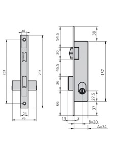 Cerradura Cvl 1964v/5 Carpintería Metálica 2