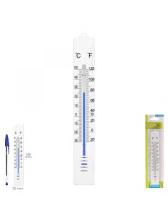Termometro Pared / Jardin , Interior / Exterior Plástico 17 cm. 2
